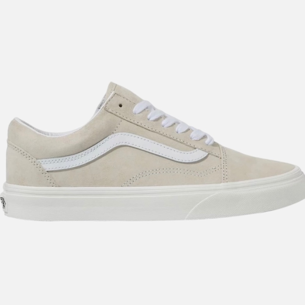 Vans sold Skool Pig Suede Shoes - Beige - Size M-7 / W-8.5